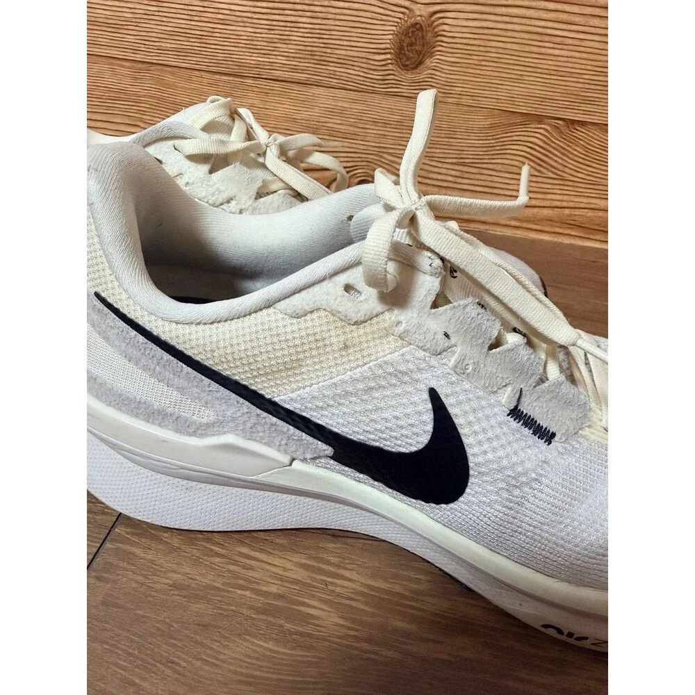 Nike Men's Air Zoom Structure 25 Shoes Size 10.5 Coconut Milk Running Sneakers